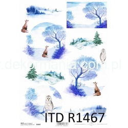Papier ryżowy A4 ITD R1467